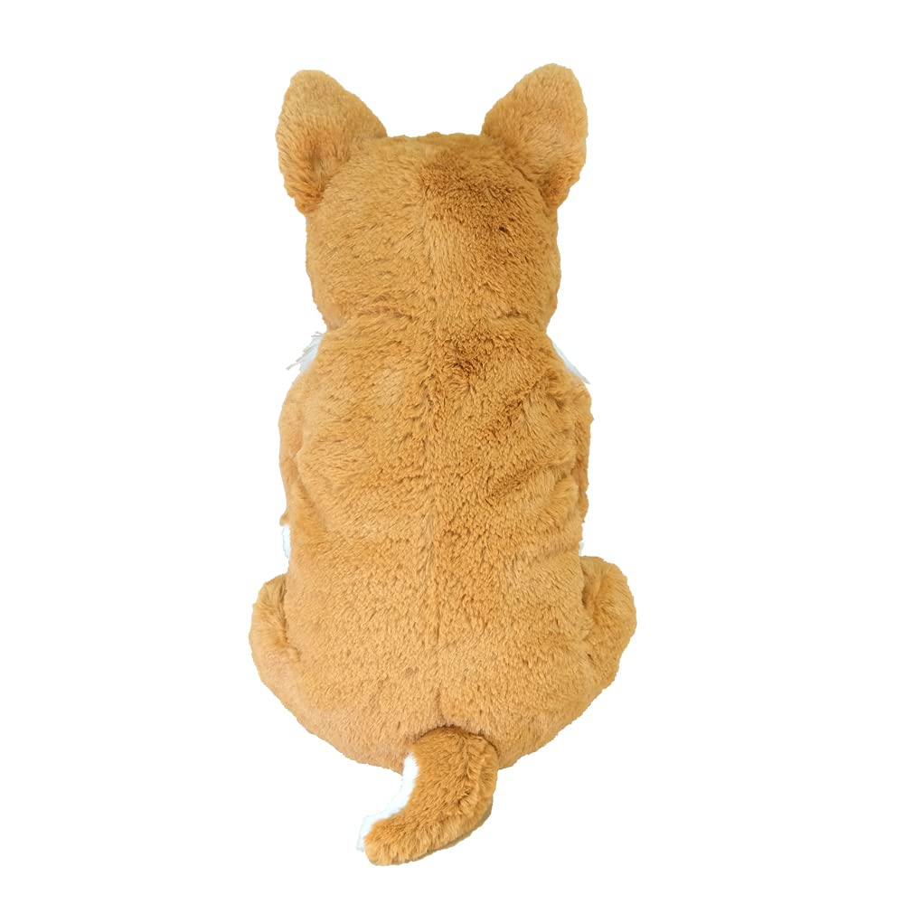 Amazon.co.jp: サンレモン ひざ わんこ コーギー ベージュ すやすや